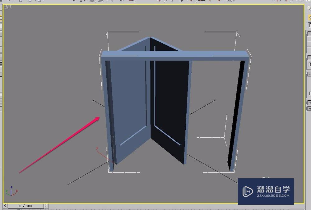 3Ds Max“折叠门”的制作方法