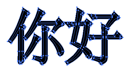 AI怎样做外轮廓？