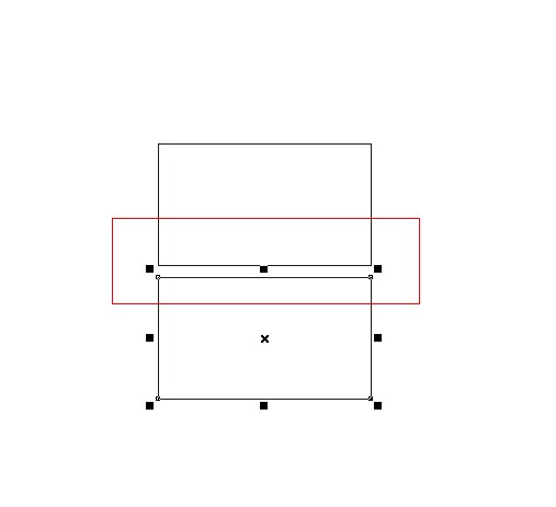 CDR中这样的格子怎么画？