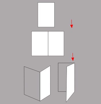 用CorelDraw怎么做折页的效果？