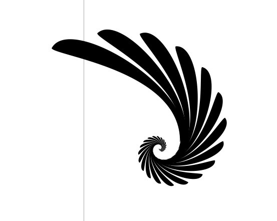 如何用cdr快速画螺纹形旋转图案