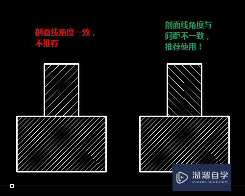 AutoCAD剖视图中剖面线的画法