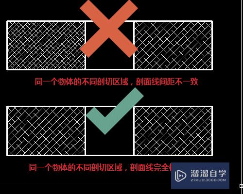 AutoCAD剖视图中剖面线的画法