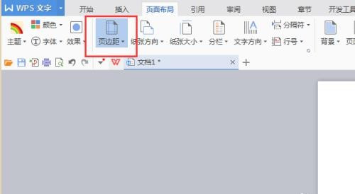 怎样在WPS页面显示页边距？