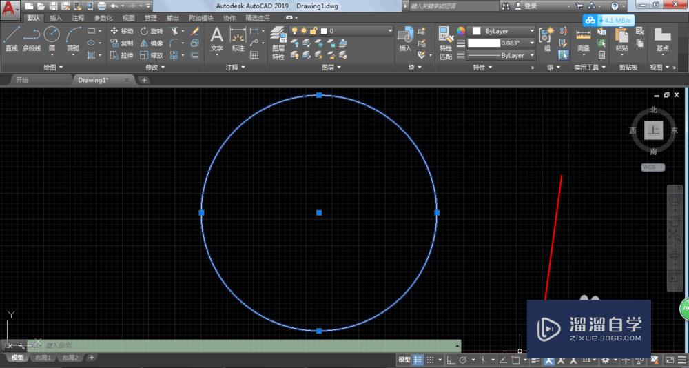 AutoCAD2019如何显示线宽？