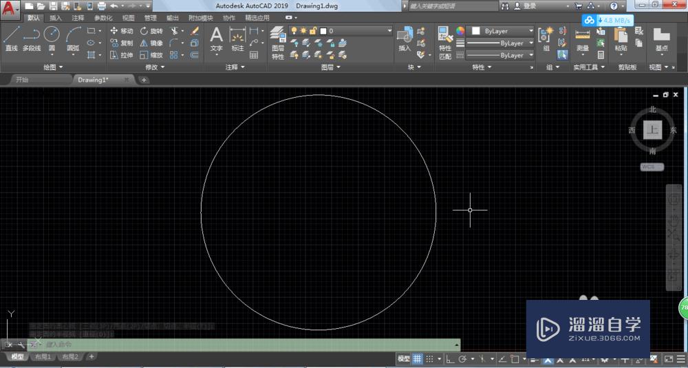 AutoCAD2019如何显示线宽？