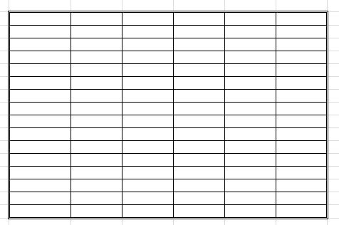 microsoft excel 工作表怎么画格子?