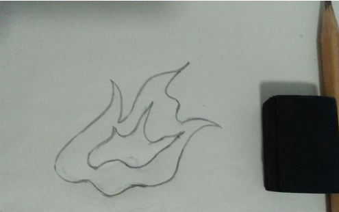 画火焰怎么画？