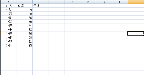 等级怎么算Excel？