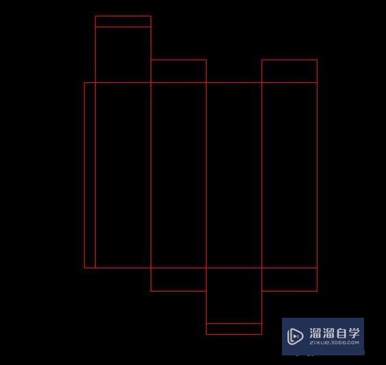 怎样用CAD画一个简单的外包装盒展示图？