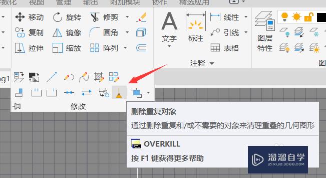 CAD如何删除重复图形？