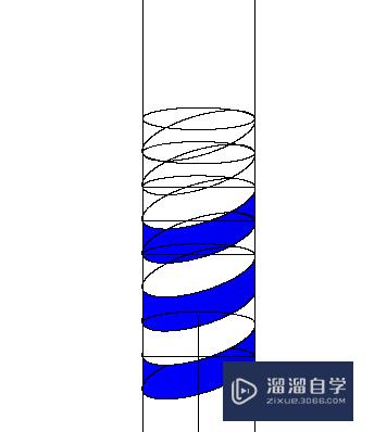 cad怎么画出螺旋上升图