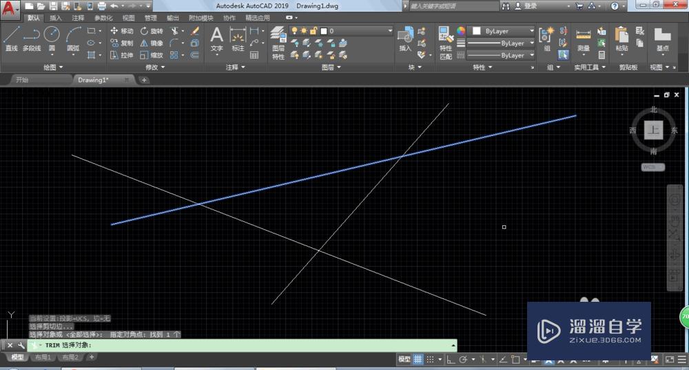 AutoCAD2019修剪命令怎么才能快速修剪多余的线？