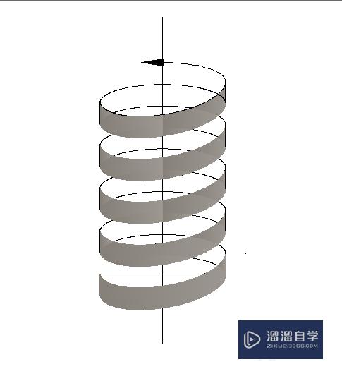 cad怎么画出螺旋上升图