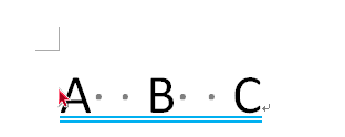 Office 的Word 里面为什么会有蓝色的双下划线？
