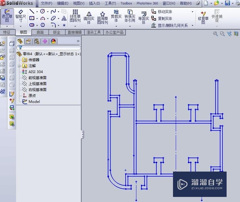 如何将CAD图形导入成SolidWorks三维模型★？