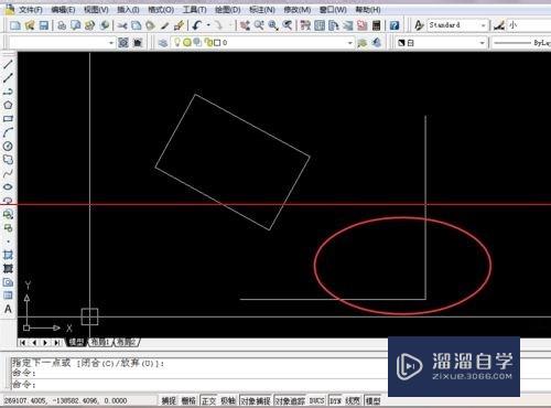 CAD倾斜的图形怎么变正？