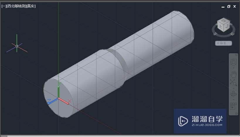 AutoCAD2015三维绘图实例：[2]金属螺栓绘制