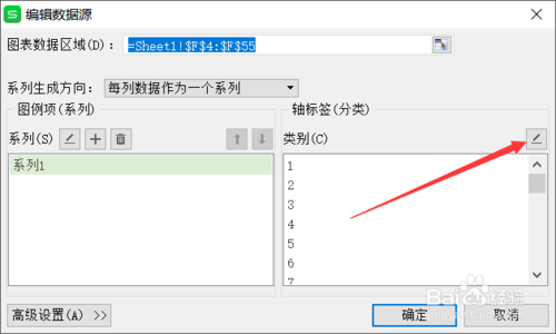 WPS Excel中图表坐标轴的数值怎么修改？