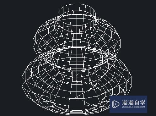 CAD如何绘制葫芦（三维实体）？