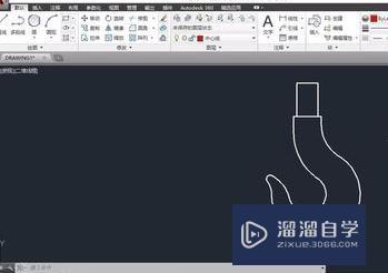 如何使用CAD画吊钩？