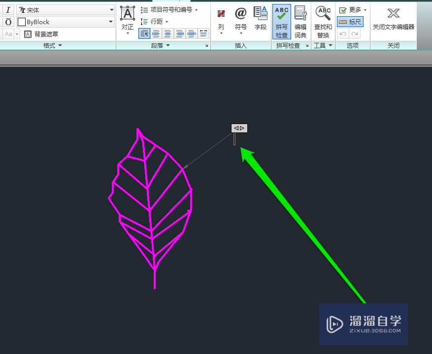 怎样在CAD中添加引线文字？