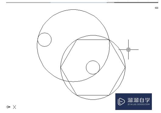 CAD中如何利用三点画圆捕捉切点？