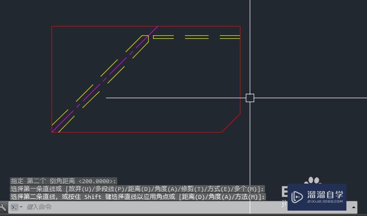 CAD怎么倒直角、倒圆角？