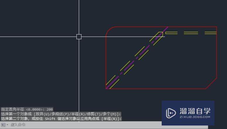 CAD怎么倒直角、倒圆角？