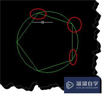 AutoCAD捕捉多边形图形的中心点的通用方法