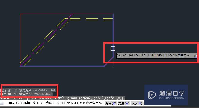 CAD怎么倒直角、倒圆角？