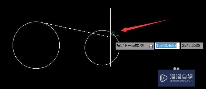 cad怎樣快速畫出兩圓的公切線