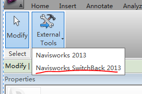 naviSWorks碰撞检查后怎么返回Revit修改？