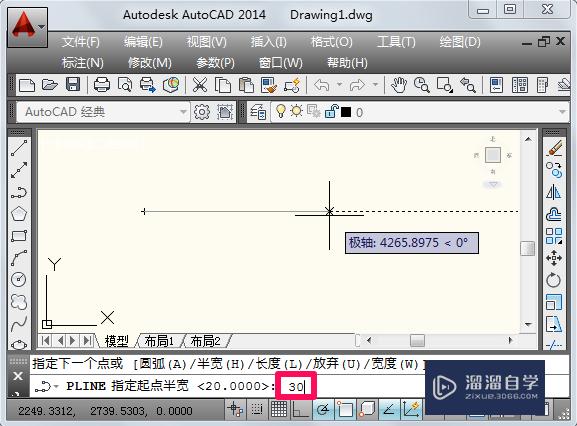 CAD怎么画粗线？