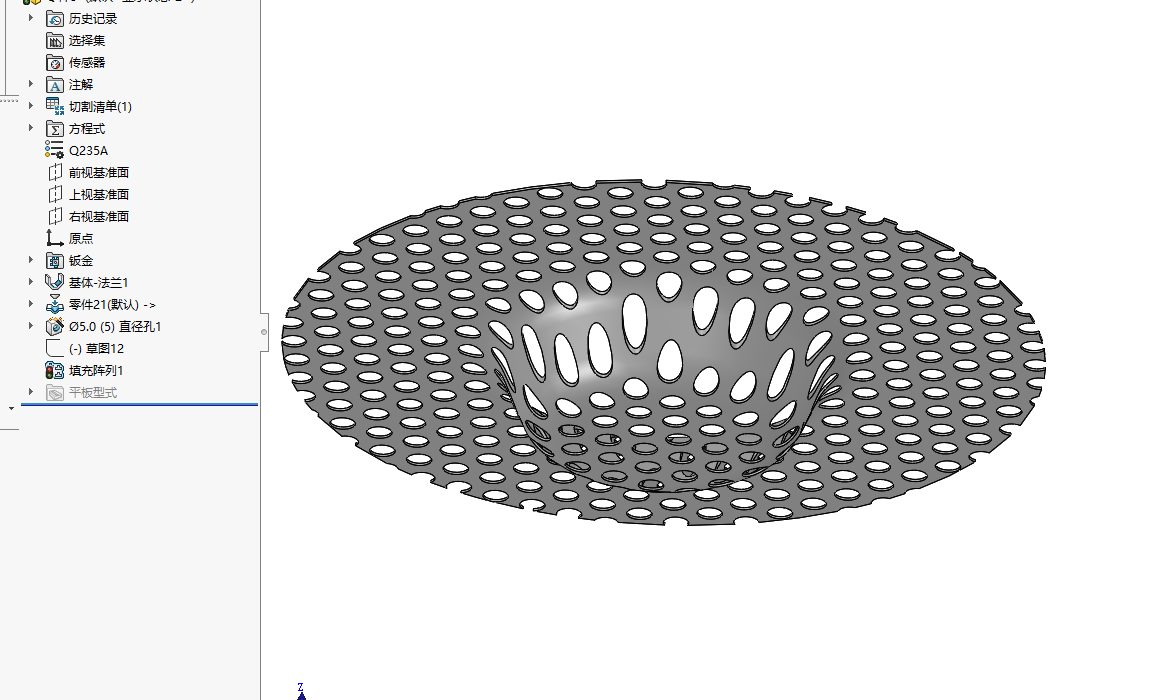 SolidWorks怎么画这样的钣金零件？