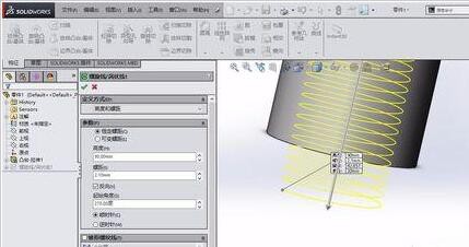 SolidWorks画真实螺纹，外螺纹与内螺纹怎么画？
