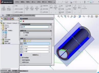 SolidWorks画真实螺纹，外螺纹与内螺纹怎么画？