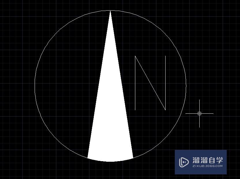 CAD中如何绘制指北针？