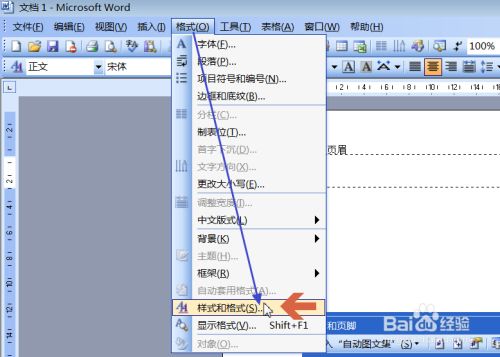 Word2003怎么把页眉下面的横线去掉？