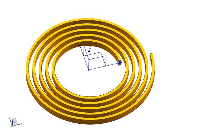 0怎么画端面螺纹或者是平面螺旋线?