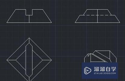 如何使CAD三维图不变复制到二维图上？