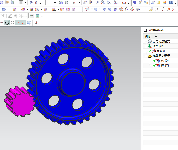 ug8.0中如何对一对齿轮进行运动仿真?