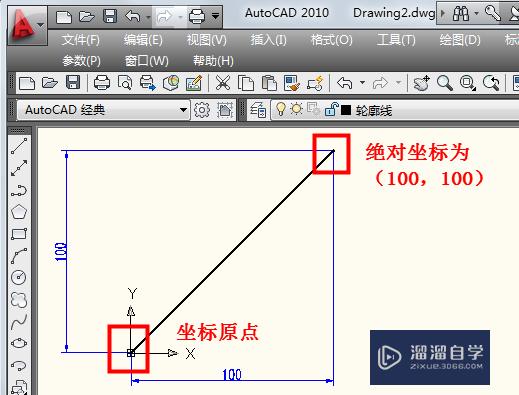 CAD如何输入坐标？