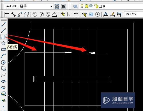 CAD怎样绘制楼梯图？