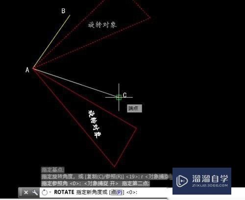 CAD怎么旋转图形怎么旋转角度？