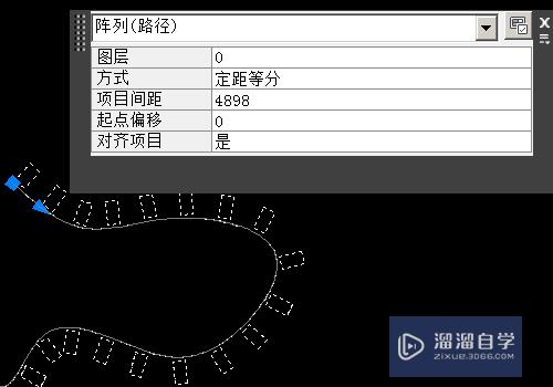 CAD中路径阵列怎么用？