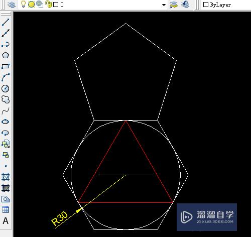 CAD怎样使用环形阵列？