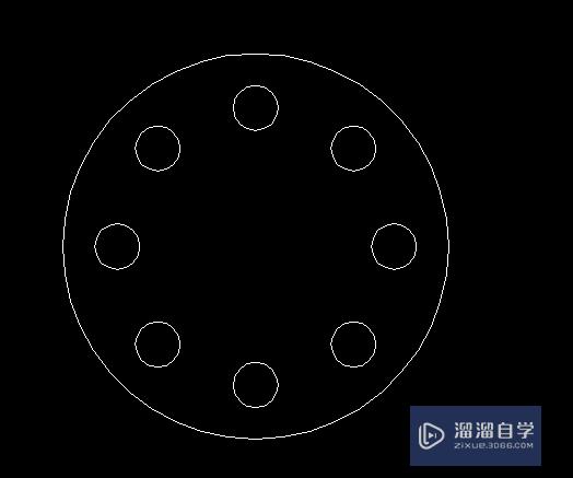 CAD环形阵列的操作方法