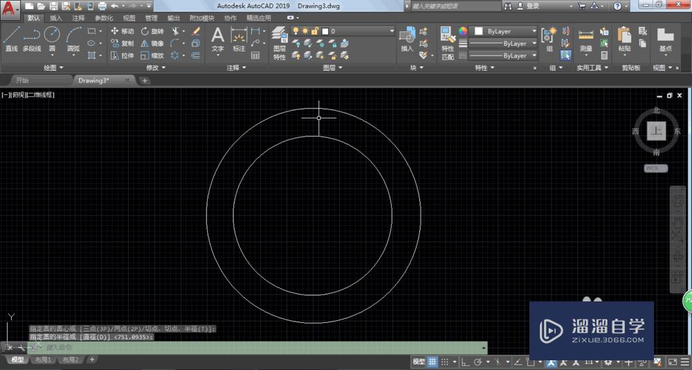 AutoCAD2019画齿轮的方法