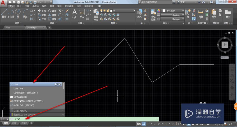 AutoCAD2019折断线怎么画？